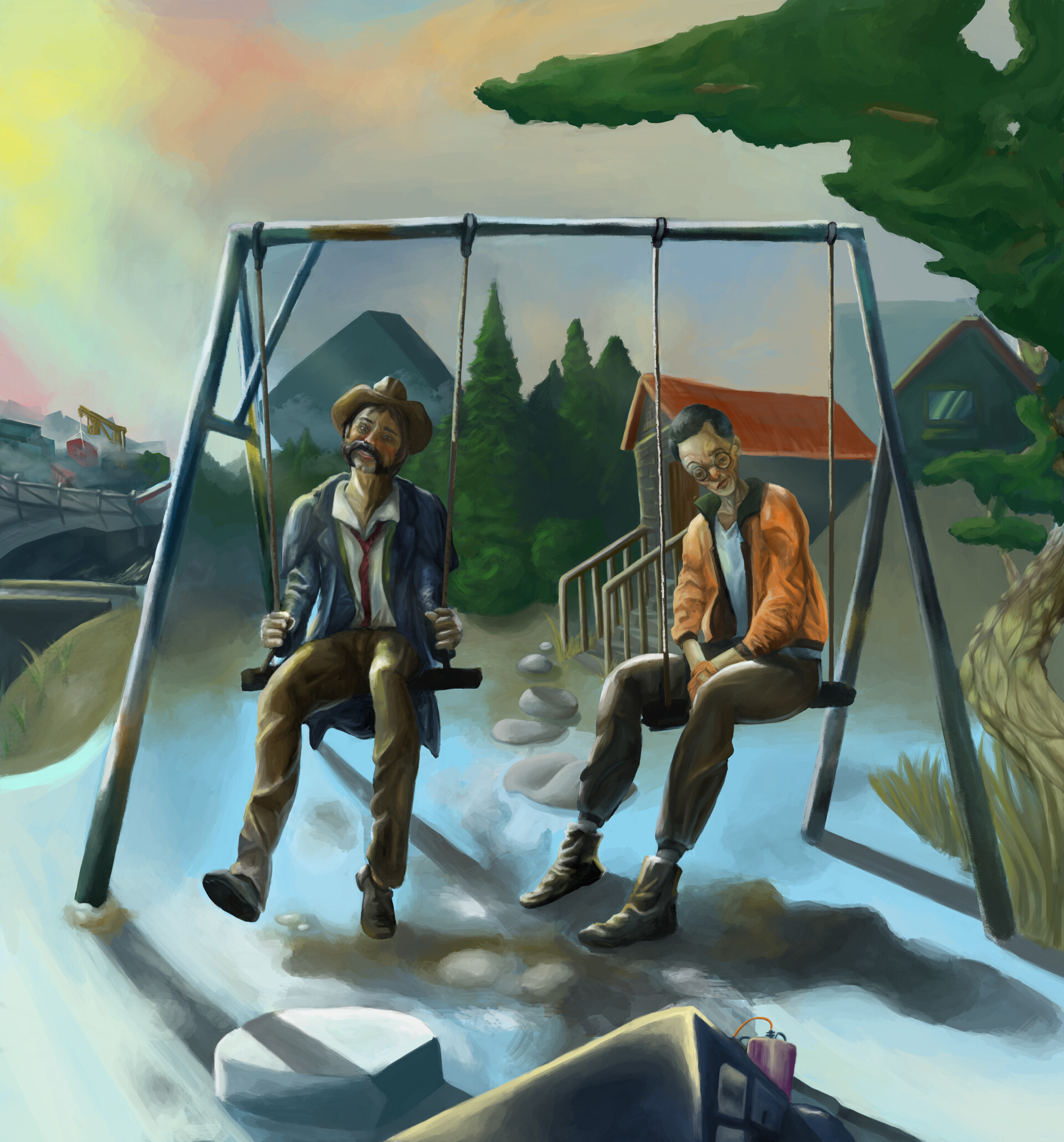 ArtStation "wholesome" Disco Elysium