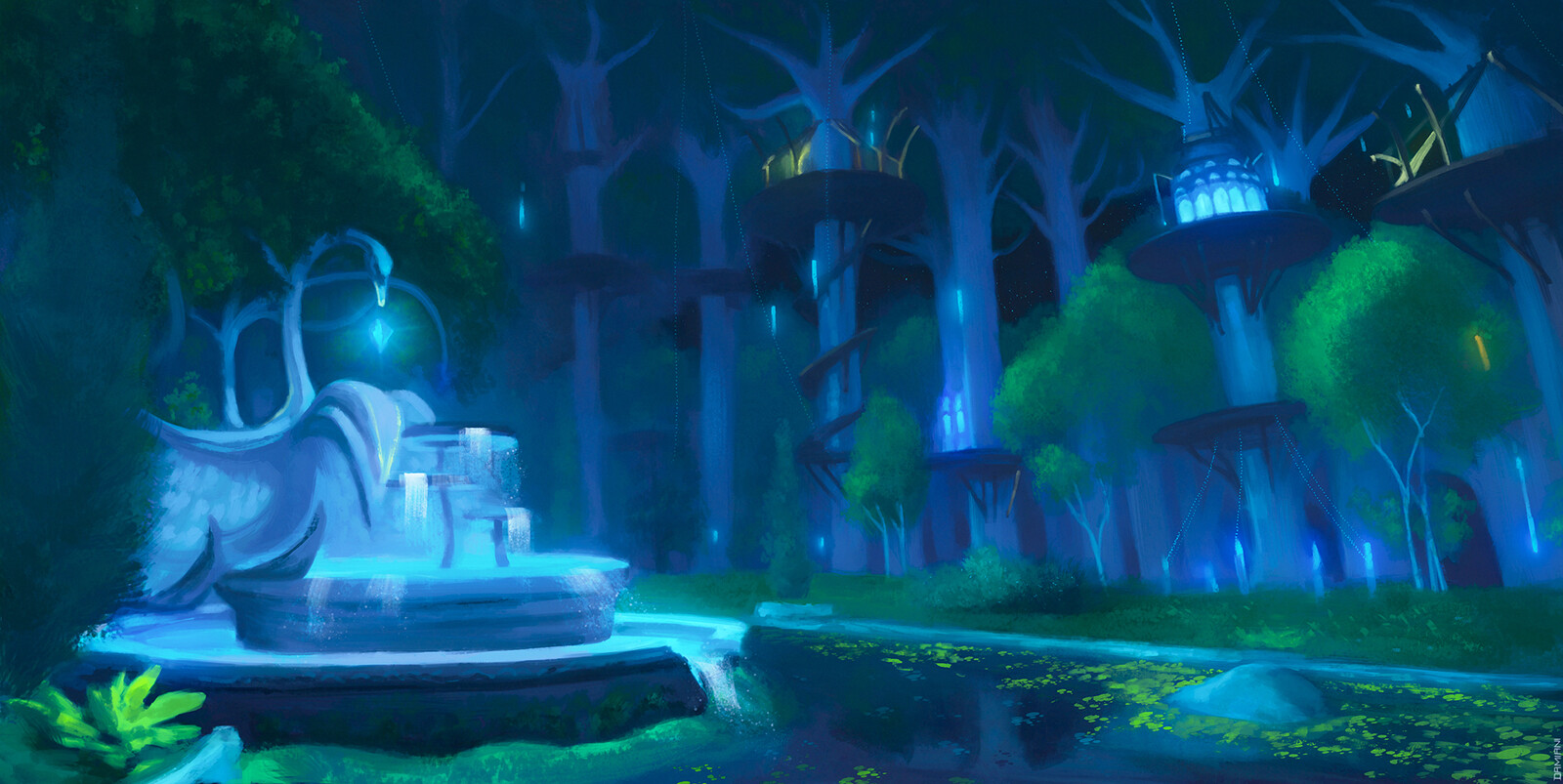 Caras Galadhon (night)
