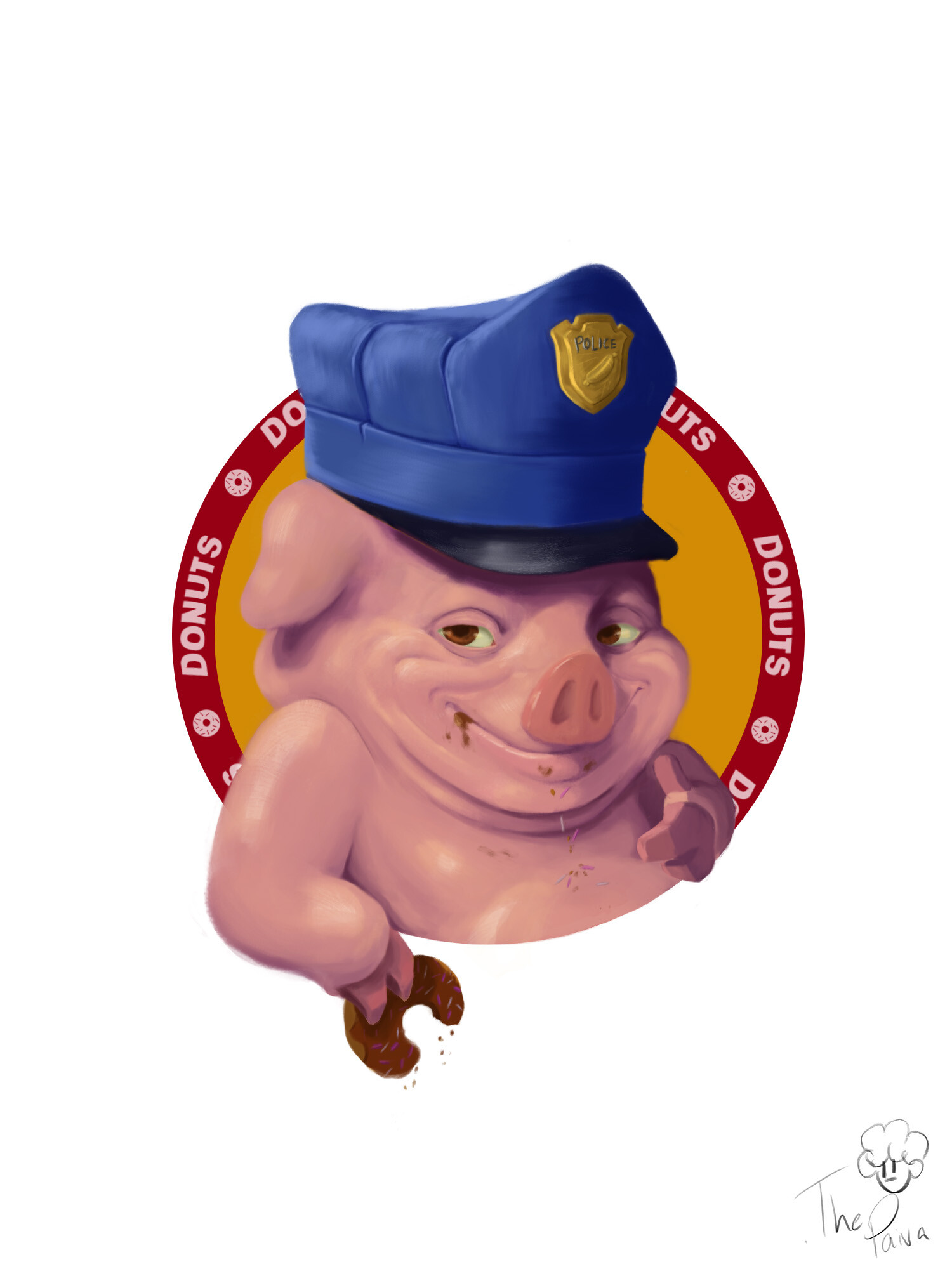 ArtStation - The Pig officer