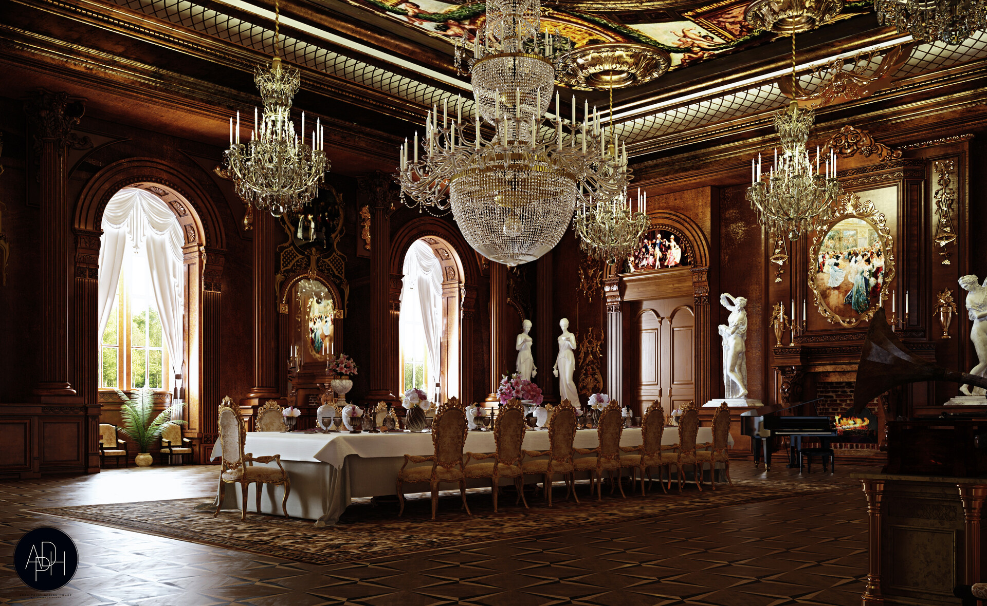 Dining Room In A Palace Is Called