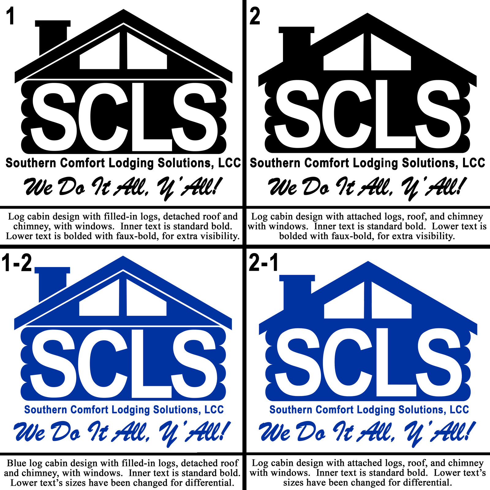 The second 4 concept designs for the SCLS logo