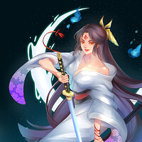 Sexy moon goddess