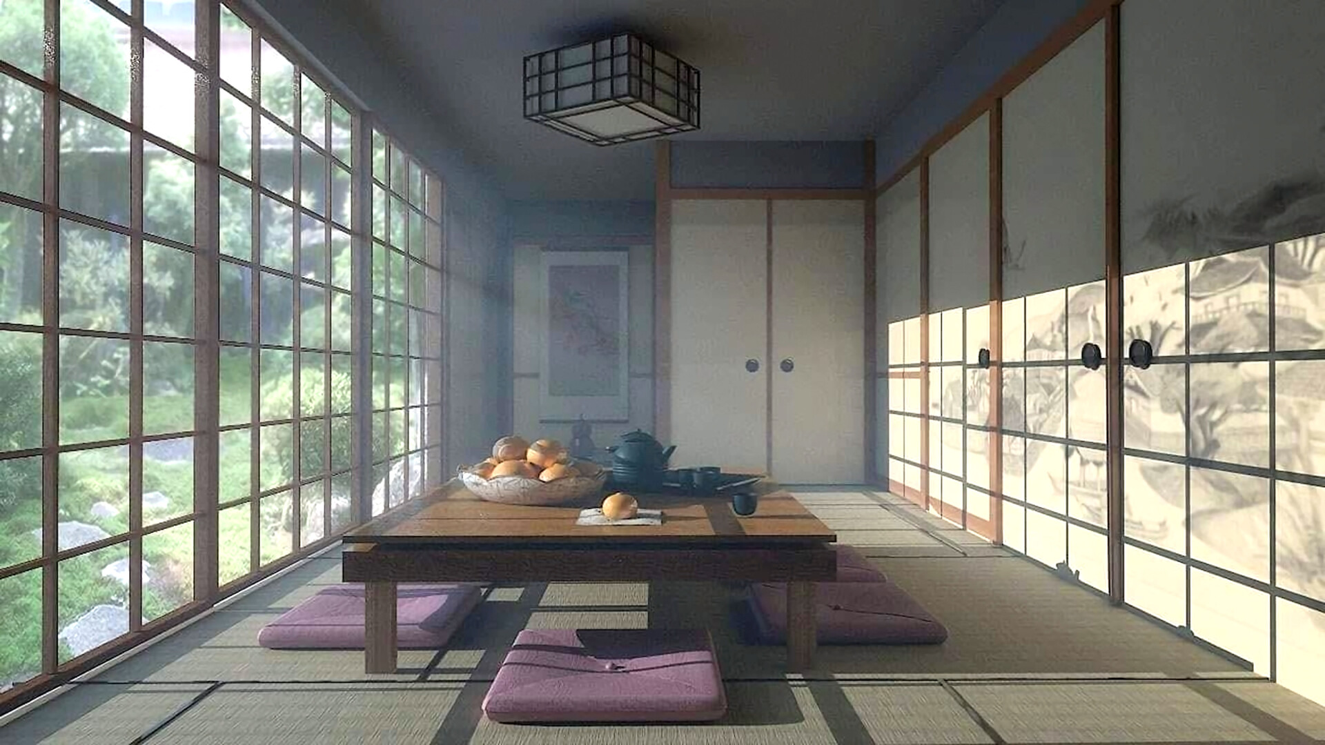 ArtStation - Traditional Japanese Tea Room