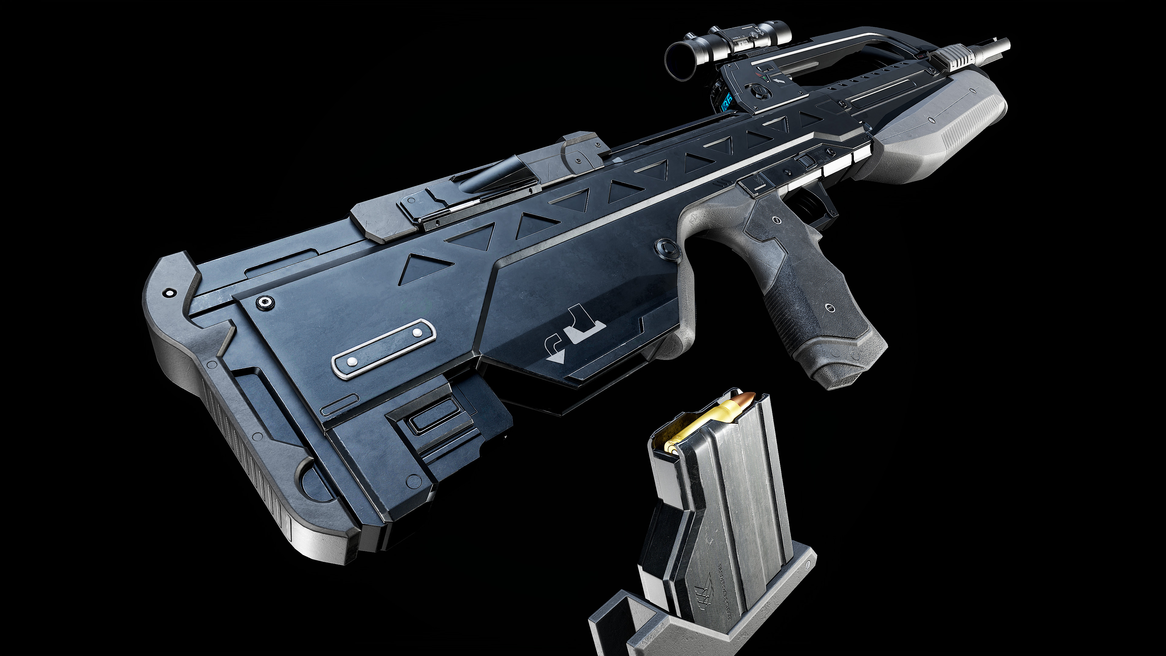 Jared Harris - Halo BR55 Battle Rifle - Far Isle