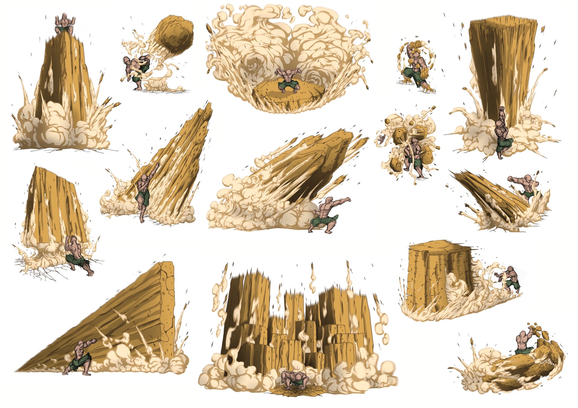 ArtStation Avatar Earthbending Poses