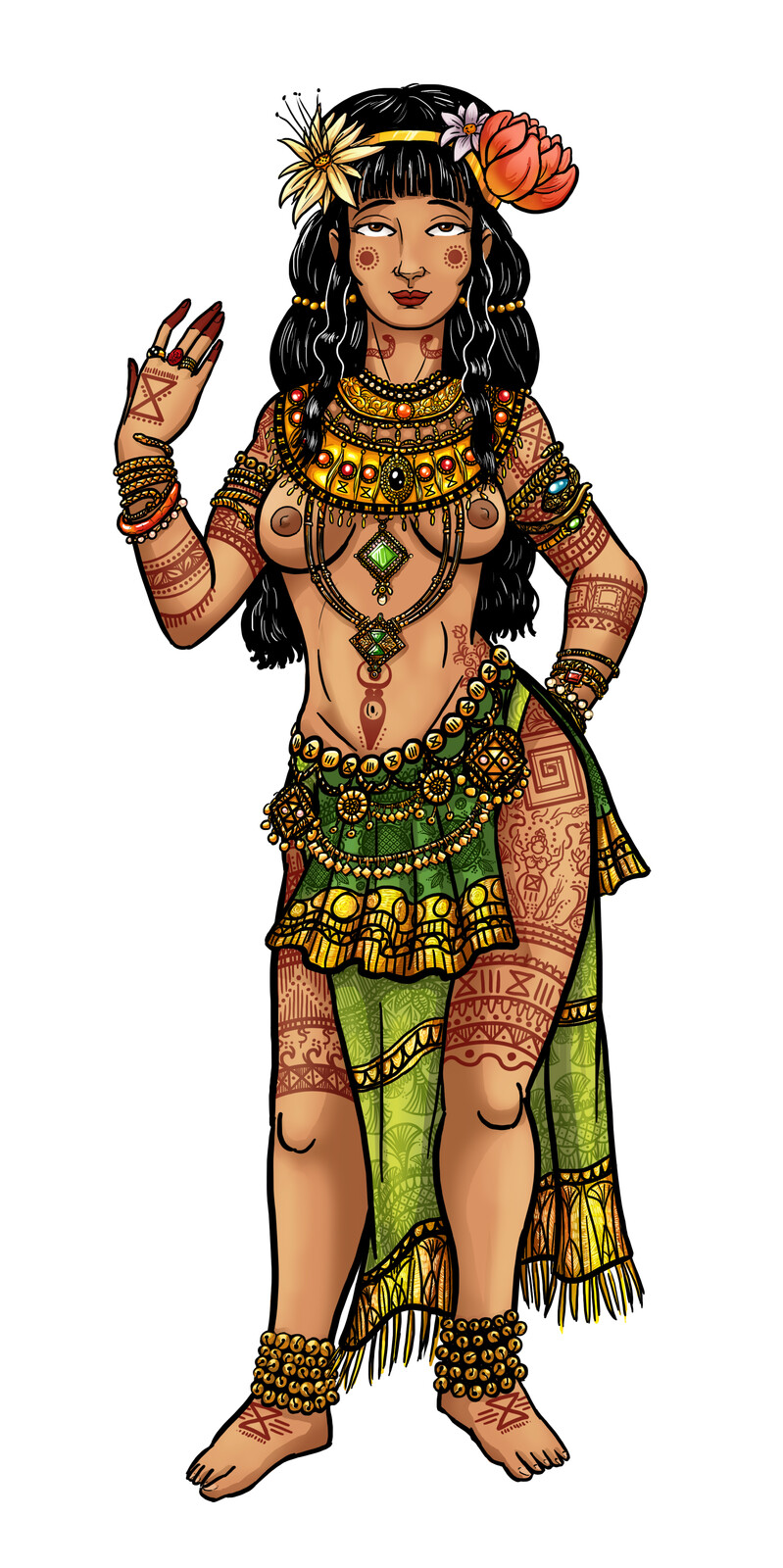Selkana, color