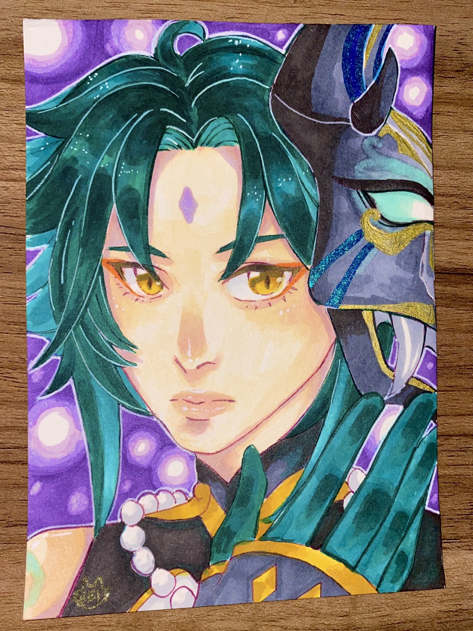 ArtStation Xiao in Alcohol Markers