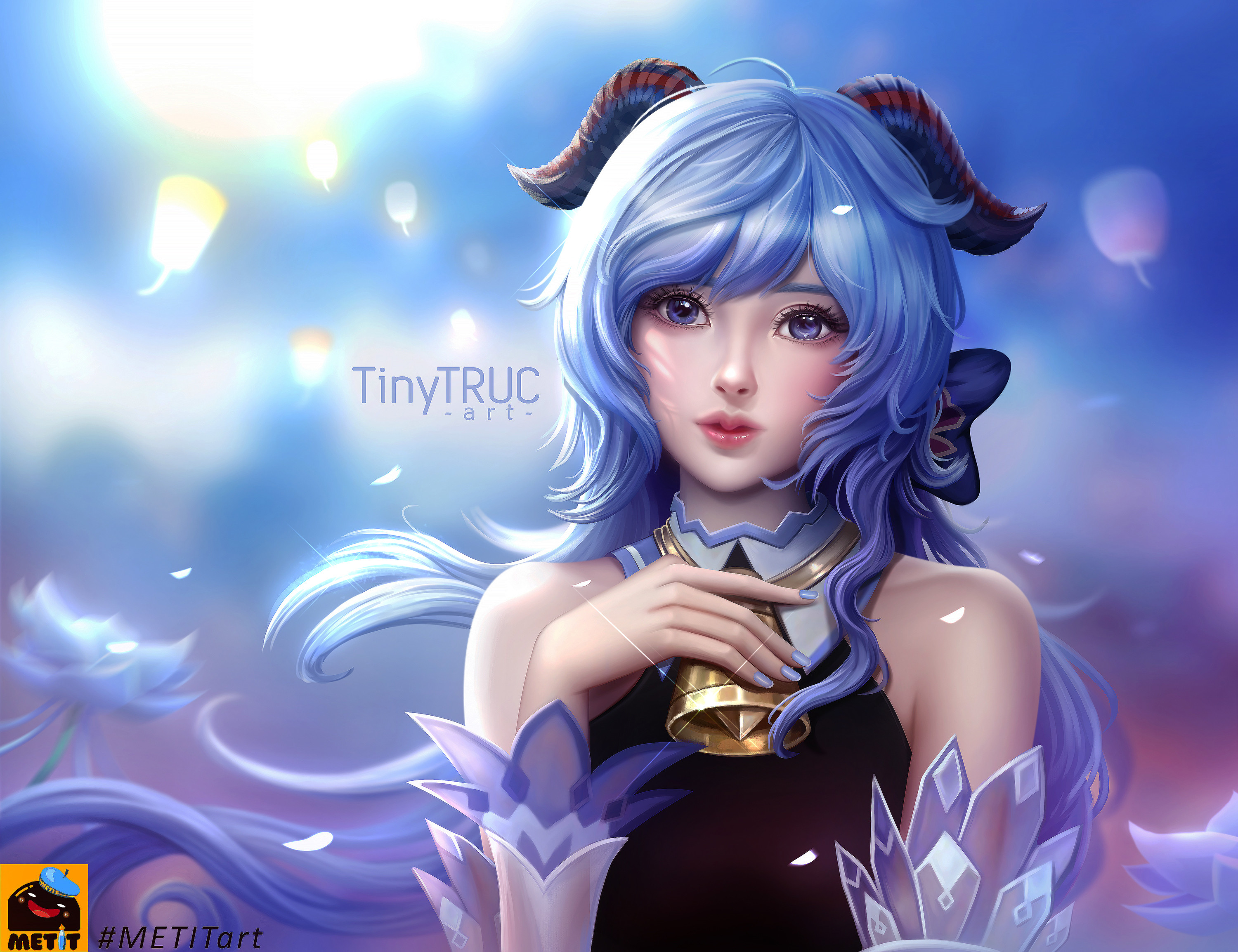 Artstation Ganyu Genshin Impact Tiny Truc