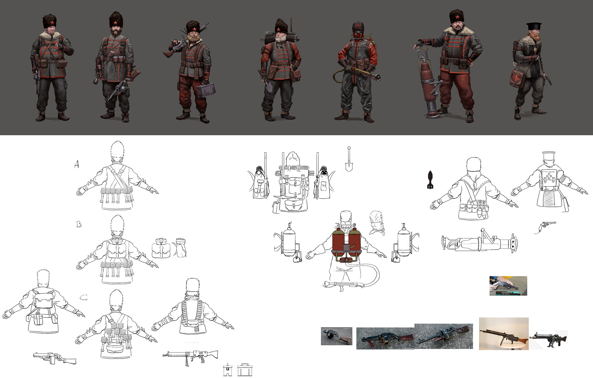 Dan Farin Iron Harvest Concept Art Units