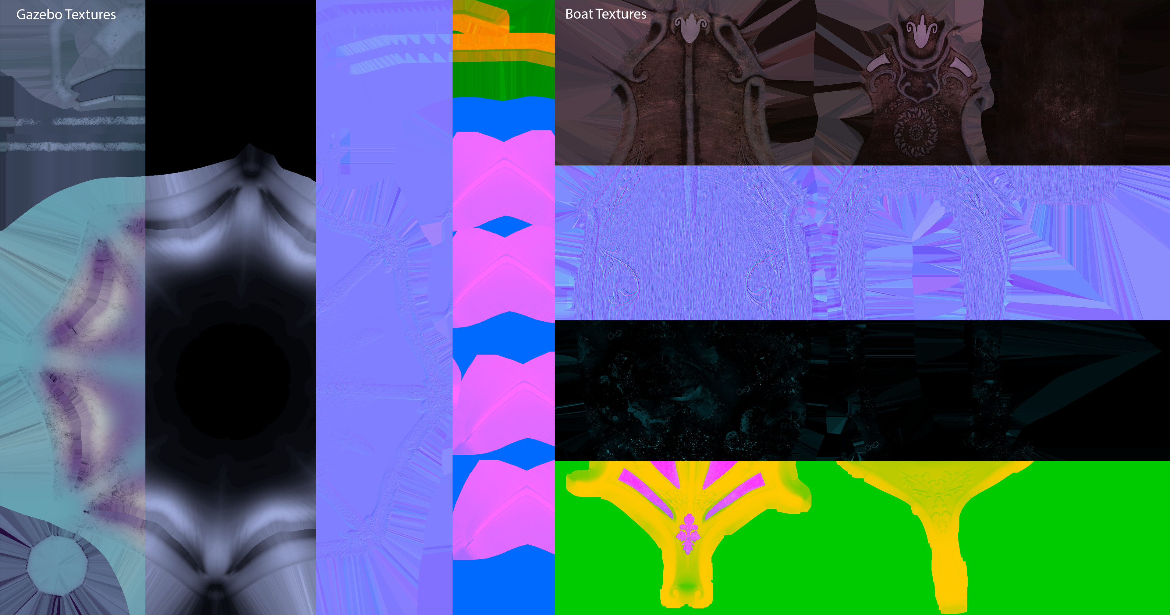 Hero Object Texture Maps 