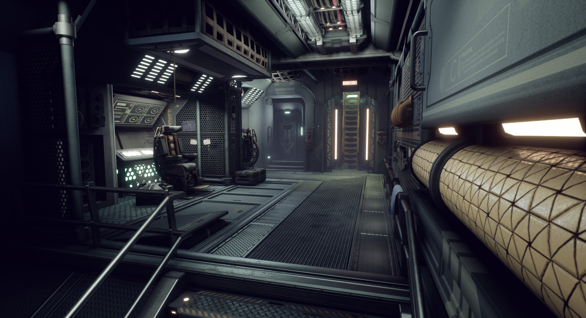 Scifi Spaceship Interior