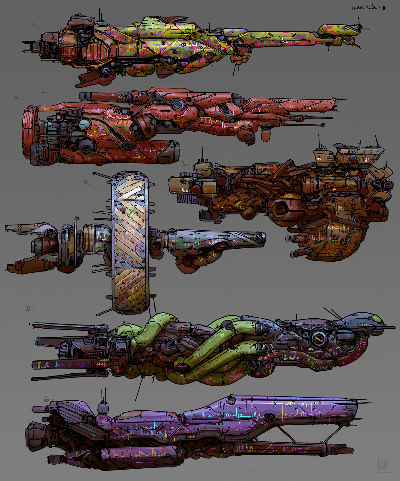 Space ships design
