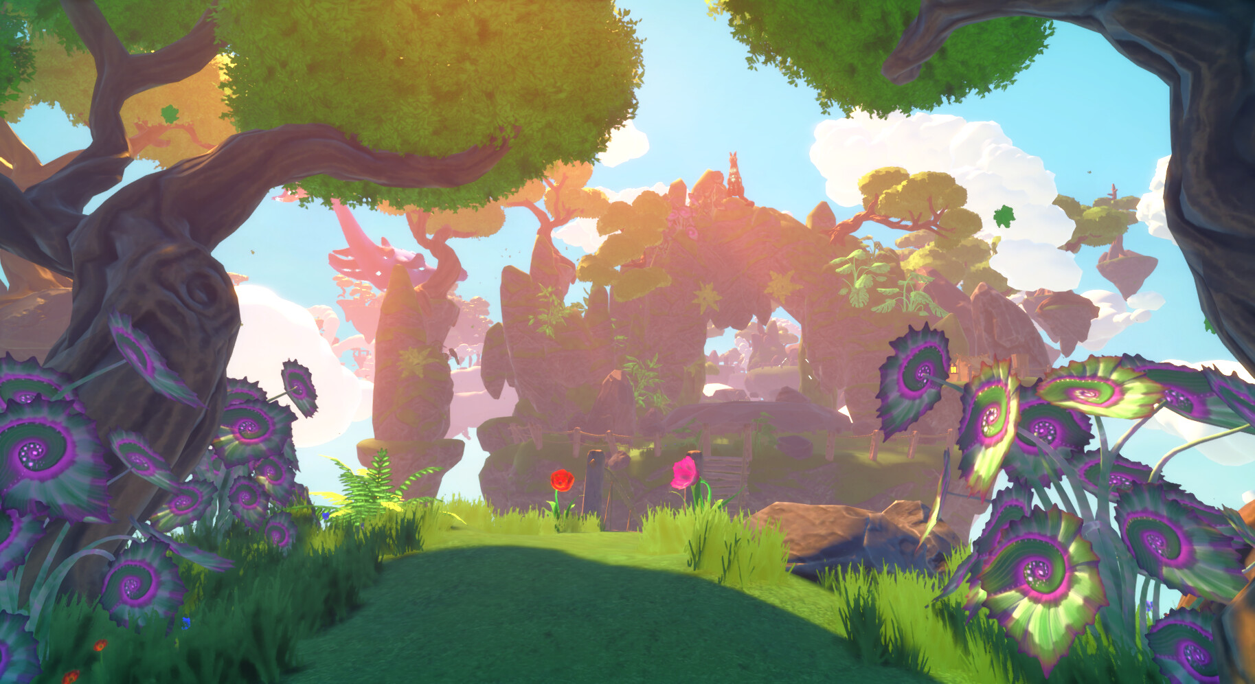 The following pictures are in game pictures that shows areas in the environment I have populated.