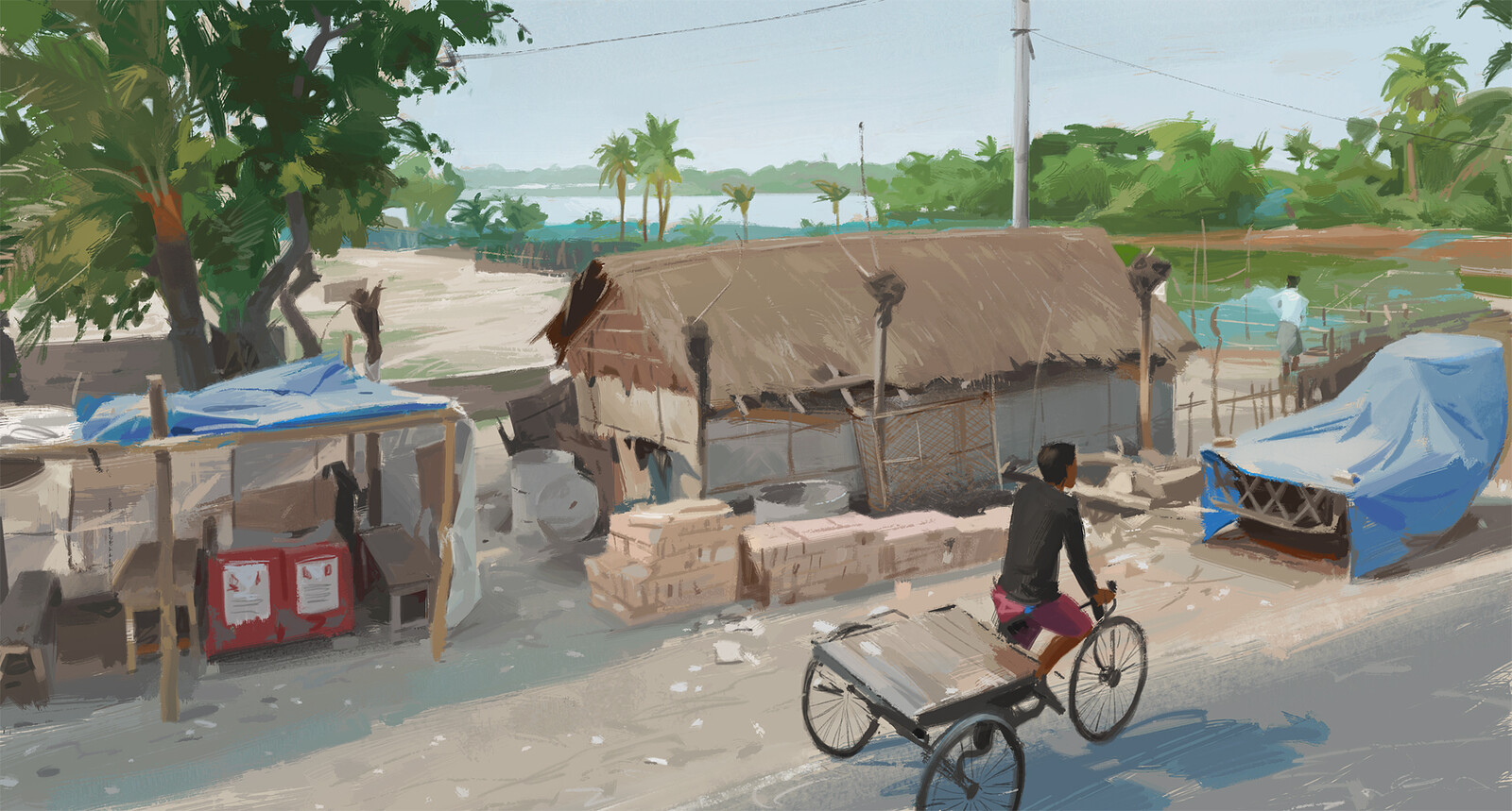 Bangladesh - http://www.mapcrunch.com/p/22.533217_89.59023_298.98_7.3_0