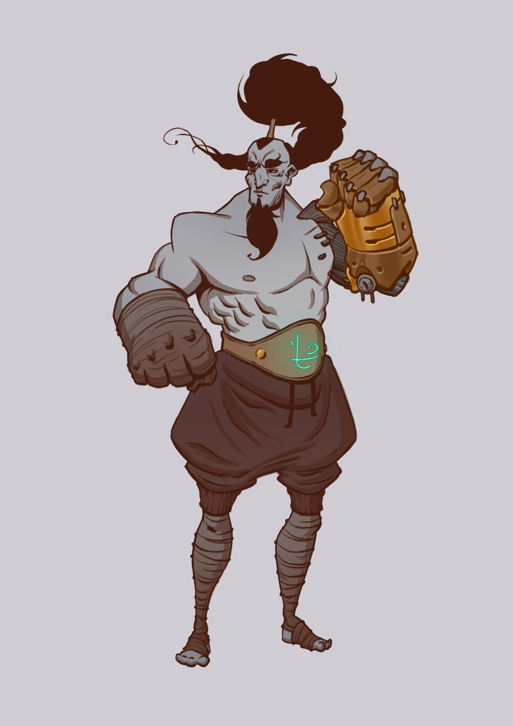 ArtStation The Gauntlet Fighter