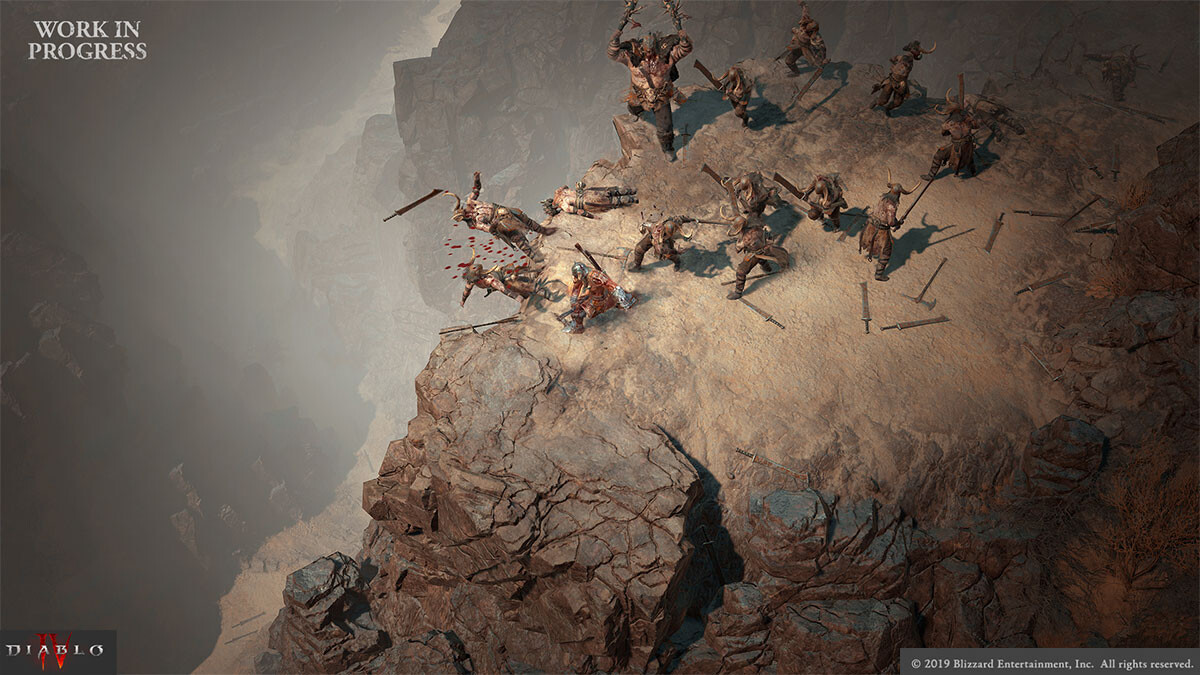 Games can sometimes have many people take a role in the creation of a thing- Jarred Everson created the base for many of the cannibal barbarians that I adjusted.

https://news.blizzard.com/en-us/diablo4/23308274/diablo-iv-quarterly-update-february-2020