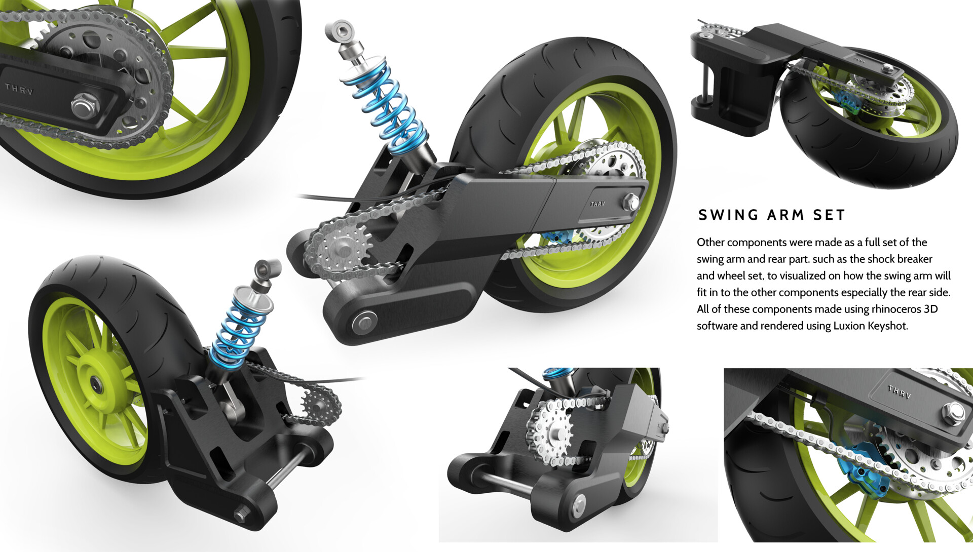 Swing shop arm design