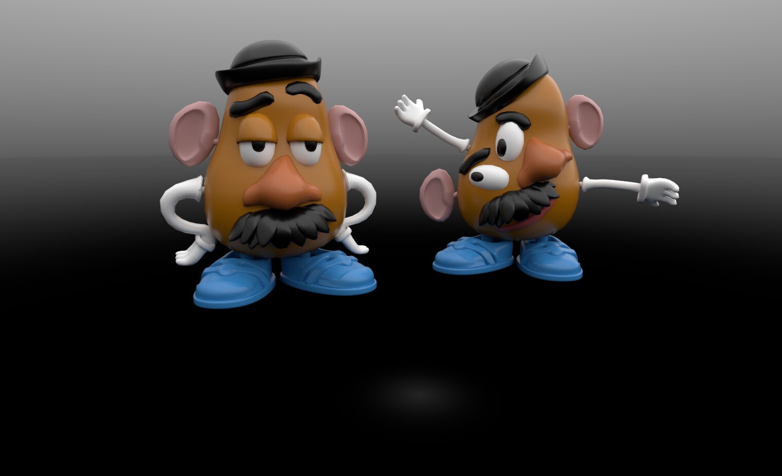 toy story potato head picasso