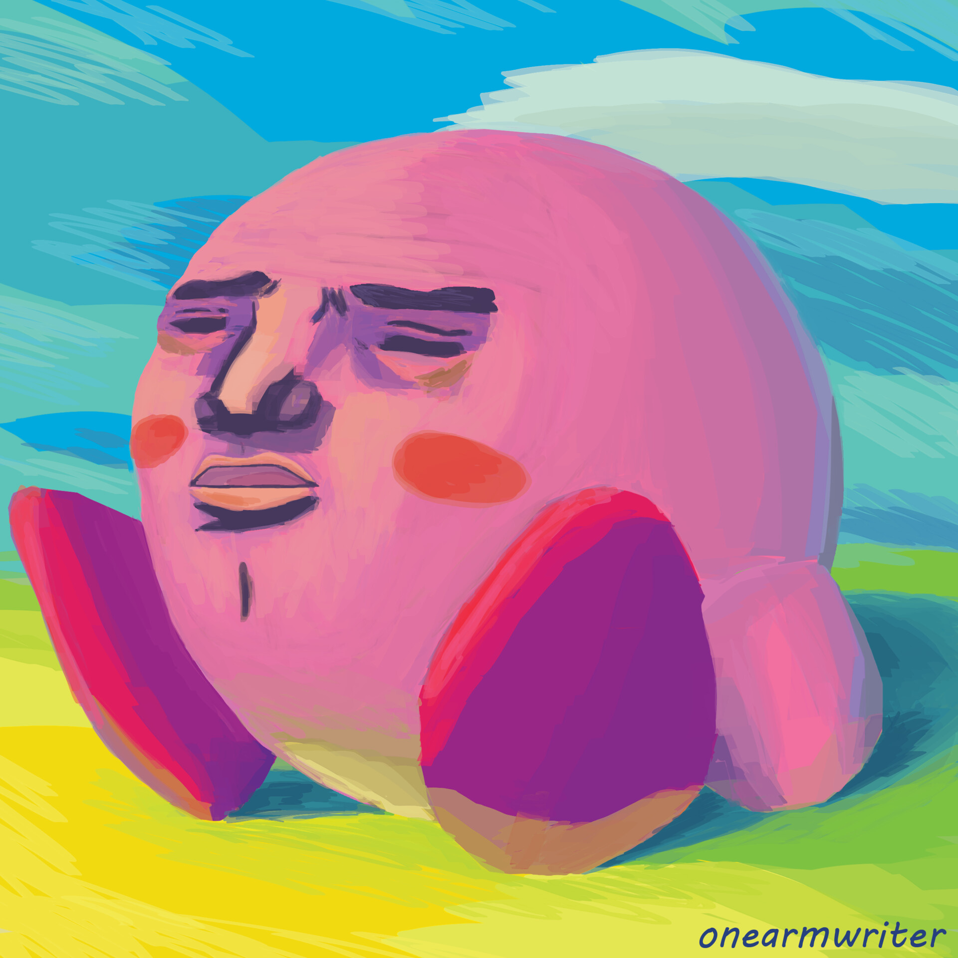 Artstation cursed kirby
