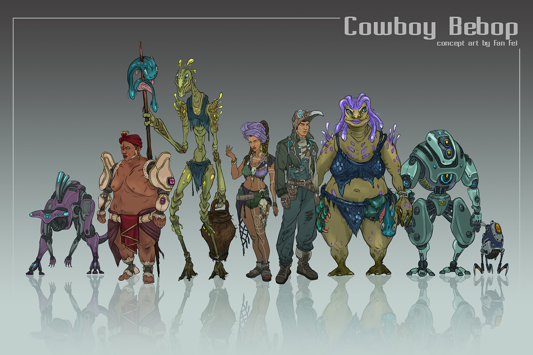 ArtStation Concept Art Cowboy Bebop