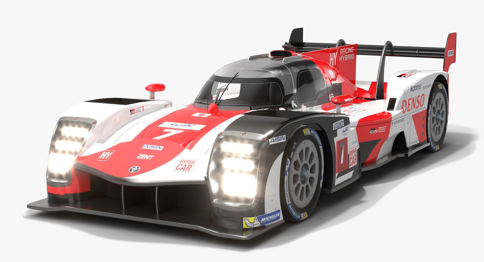 OpticalDreamSoft Toyota GR010 Hybrid WEC 2021 Hypercar 3D model