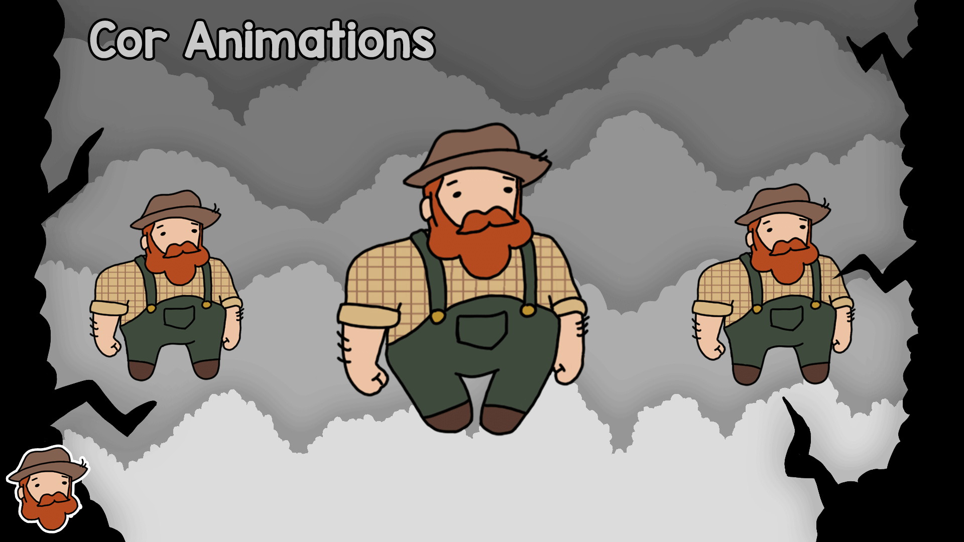 Animations I made for our beautiful main character Cor