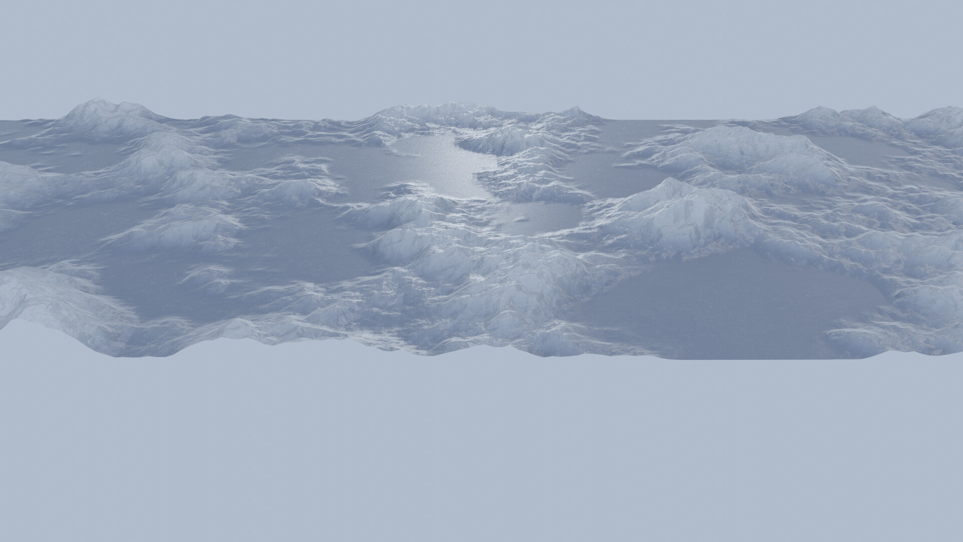 ArtStation - Ice sheet render