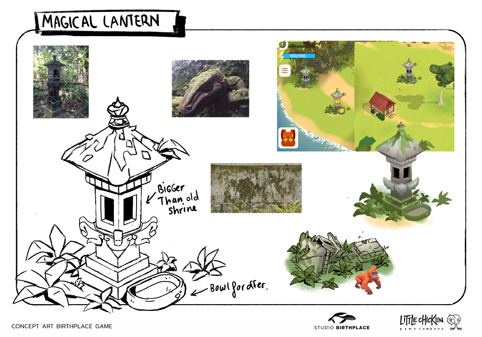 Magical Lantern concept sheet