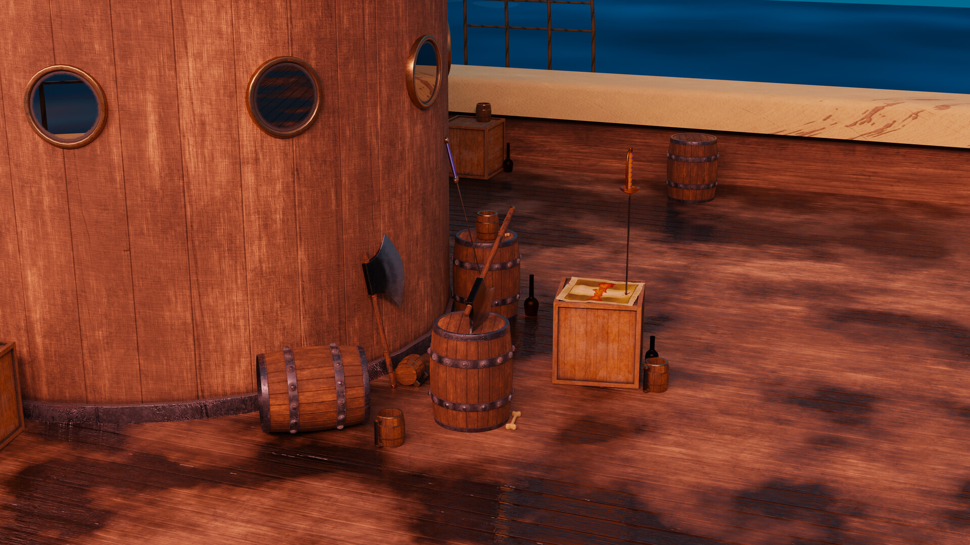 Josh Rai - The Roger Pirates Monster Trio - One Piece Fan Art