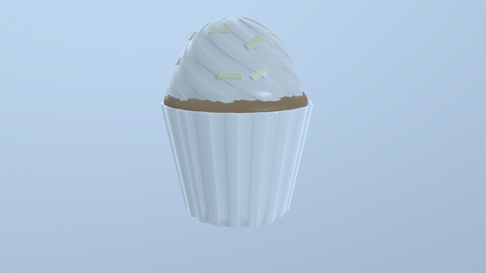 Cup cake 3D model