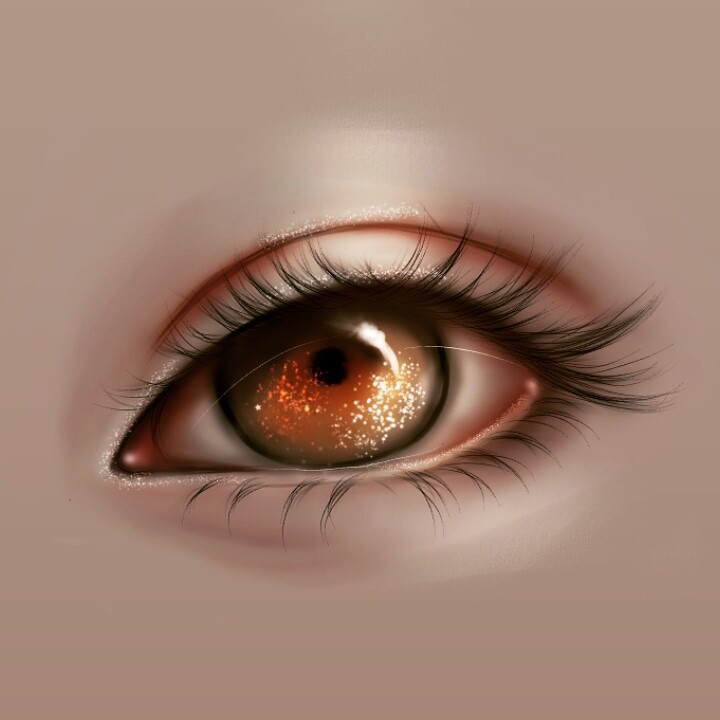 ArtStation - Realistic digital eye painting by RCARTWORK