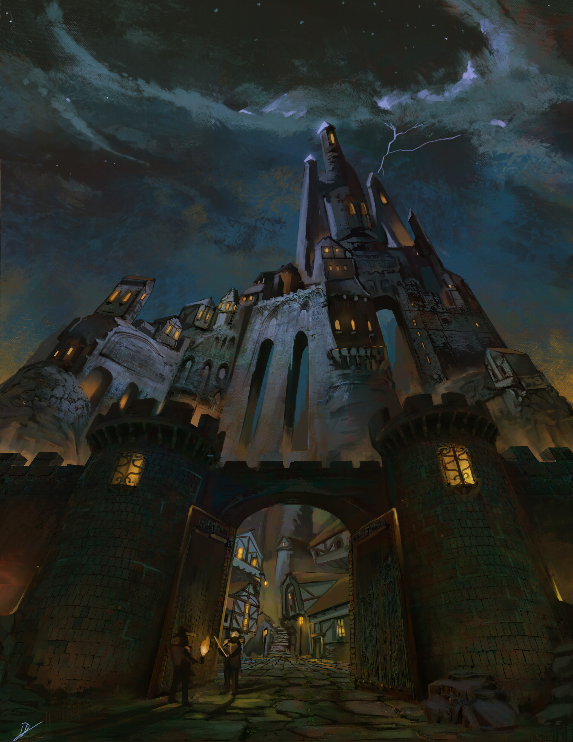 ArtStation Horror Cityscape