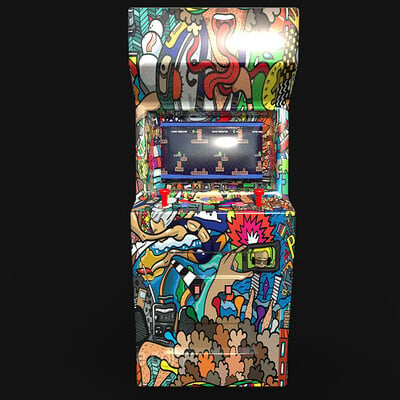 Akshath rao arcade machine front