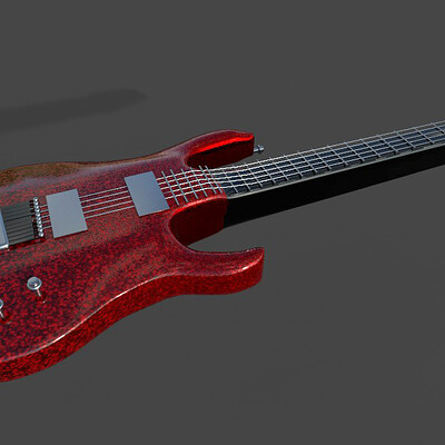 Akshath rao electric guitar full render