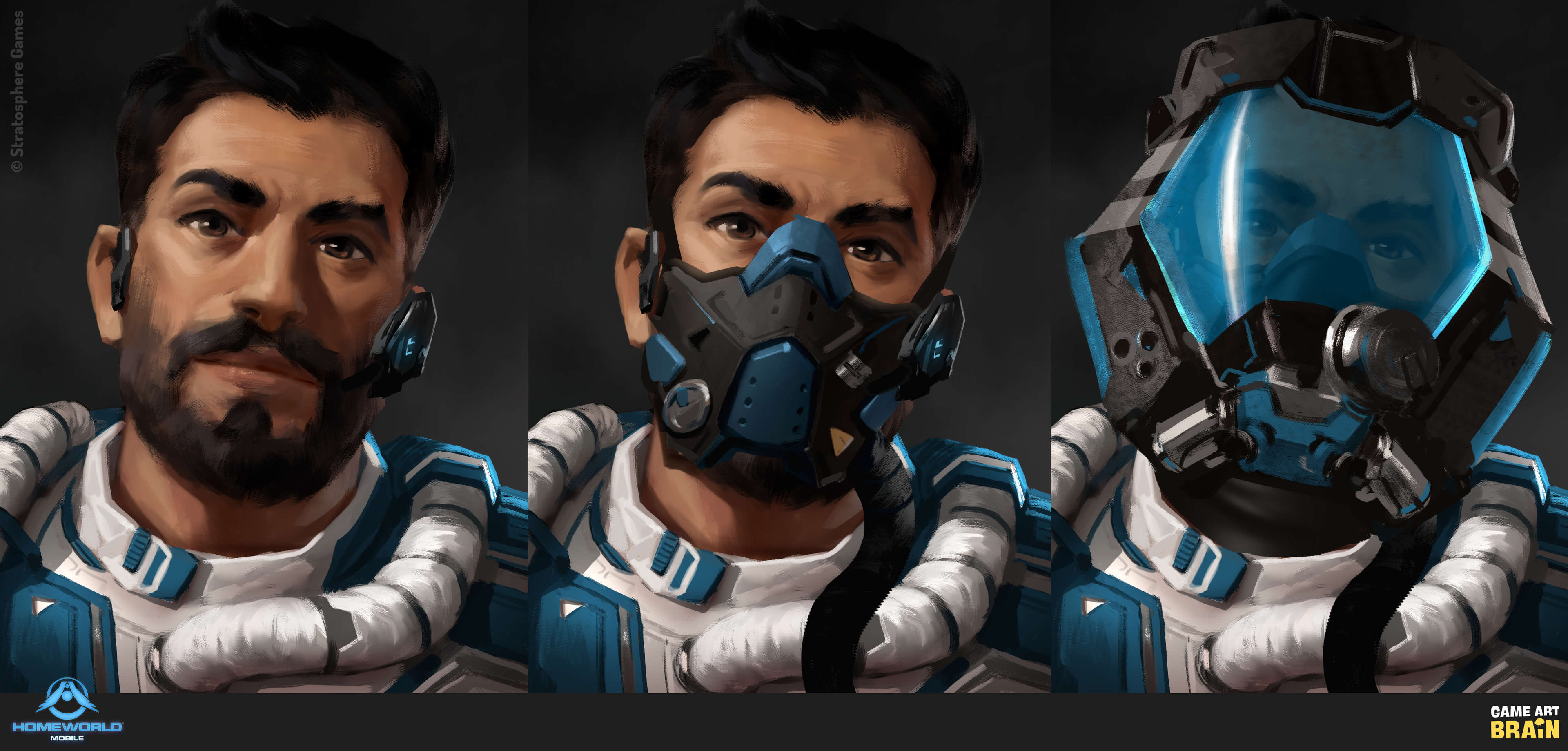 Game Art Brain Creation & Consulting Characters for Homeworld Mobile