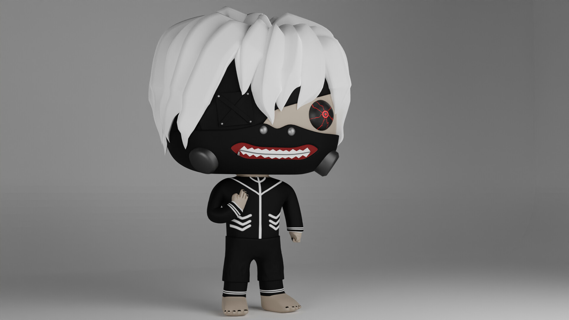 ArtStation Ken Kaneki from Tokyo Ghoul