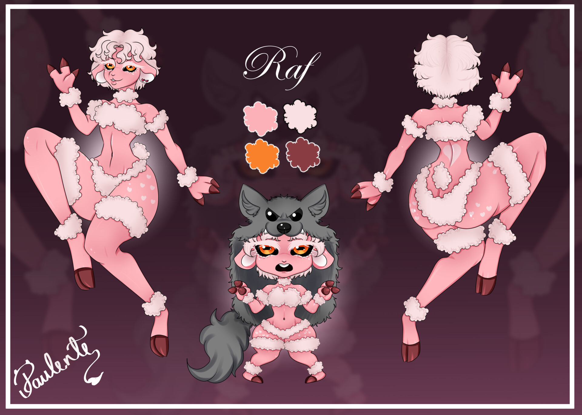 desing character lady sheep, romantic by Parutena -- Fur Affinity