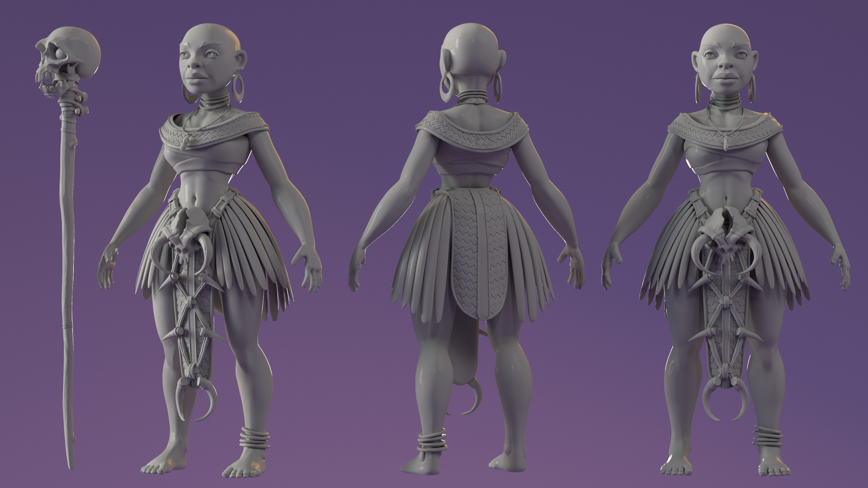 High Poly Renders - (Arnold)