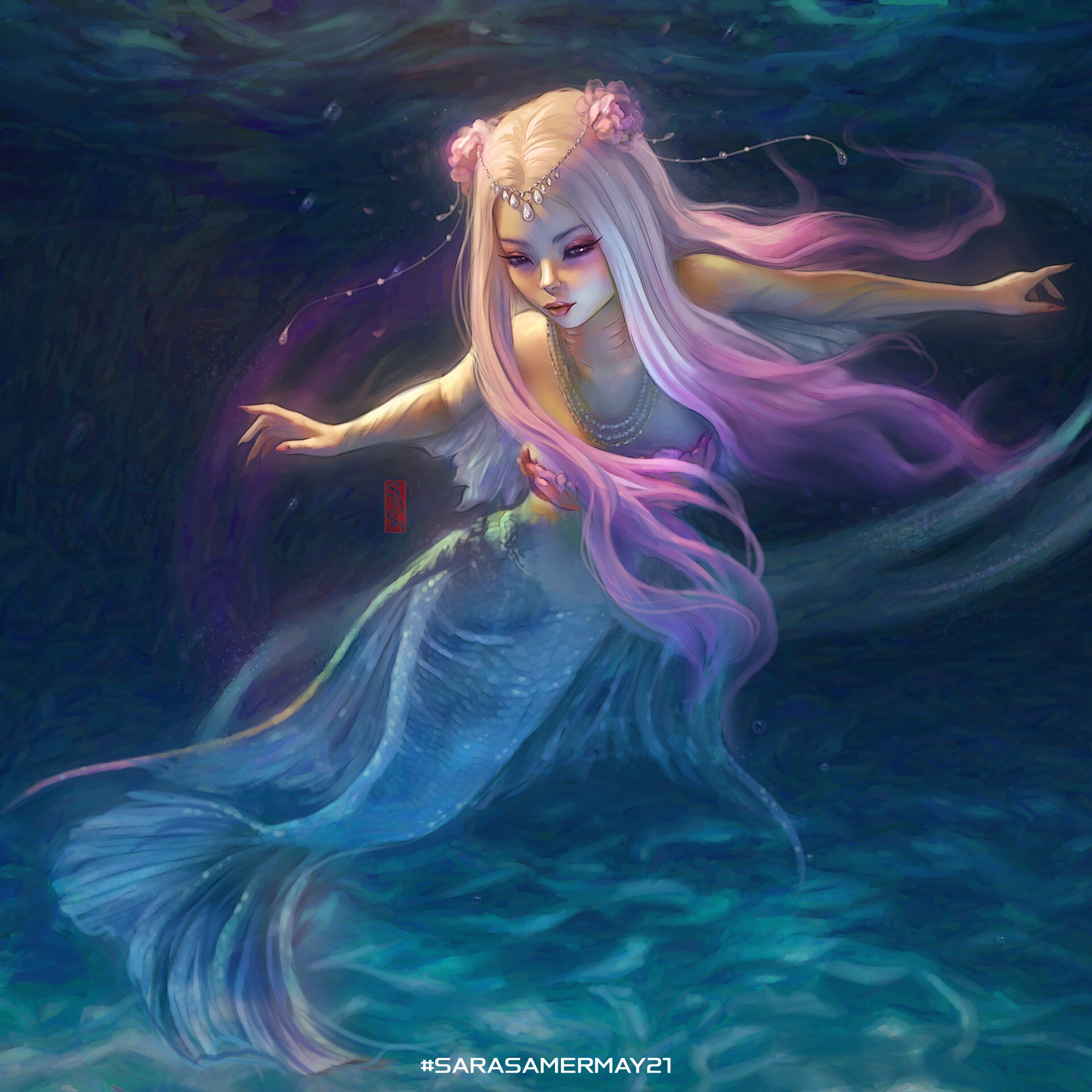 ArtStation - Peony Mermaid