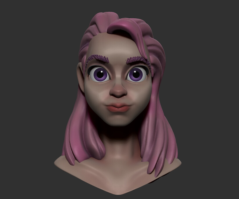 ArtStation Cotton Candy Girl