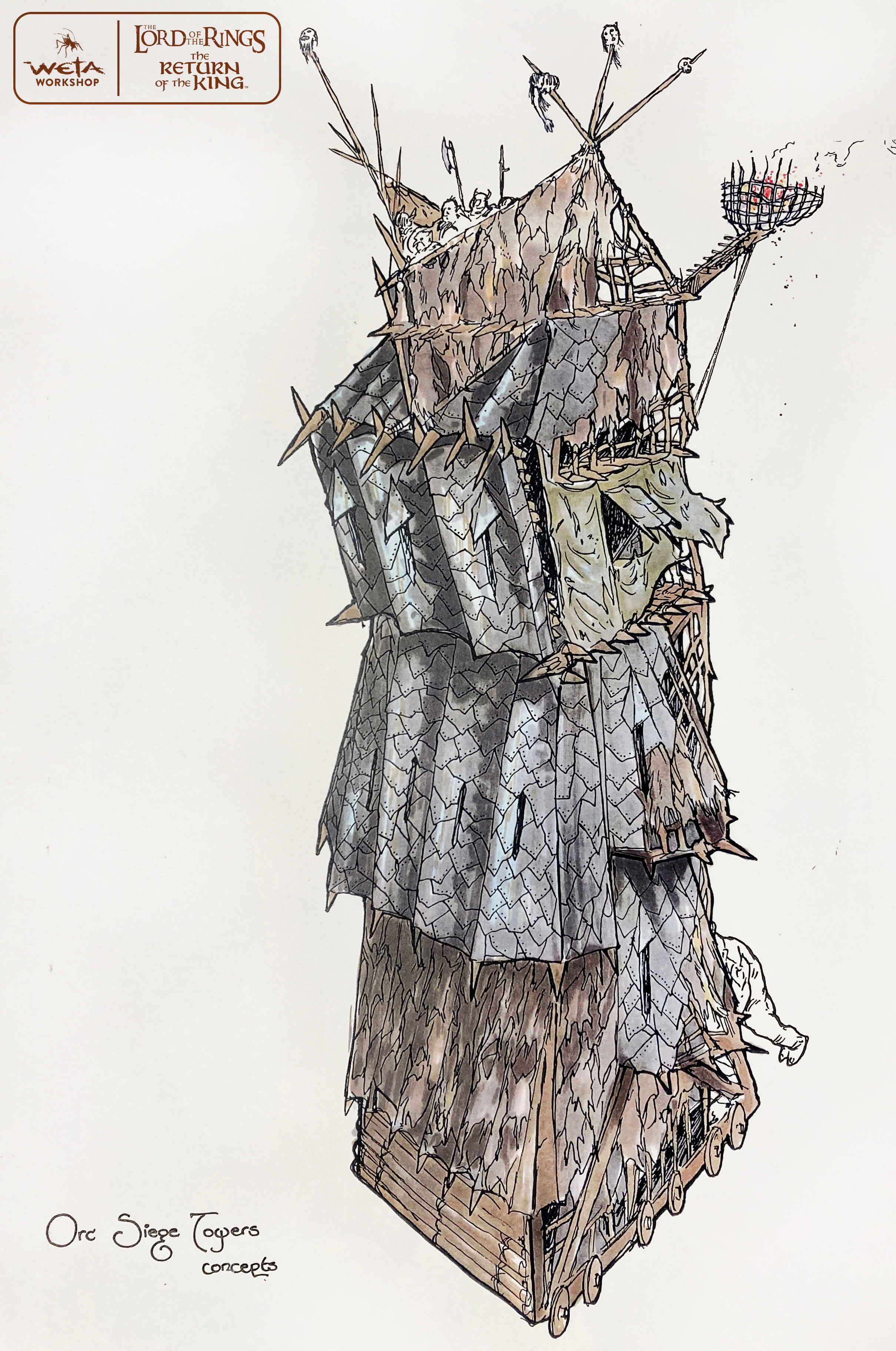 Siege Tower - Artist: Warren Mahy