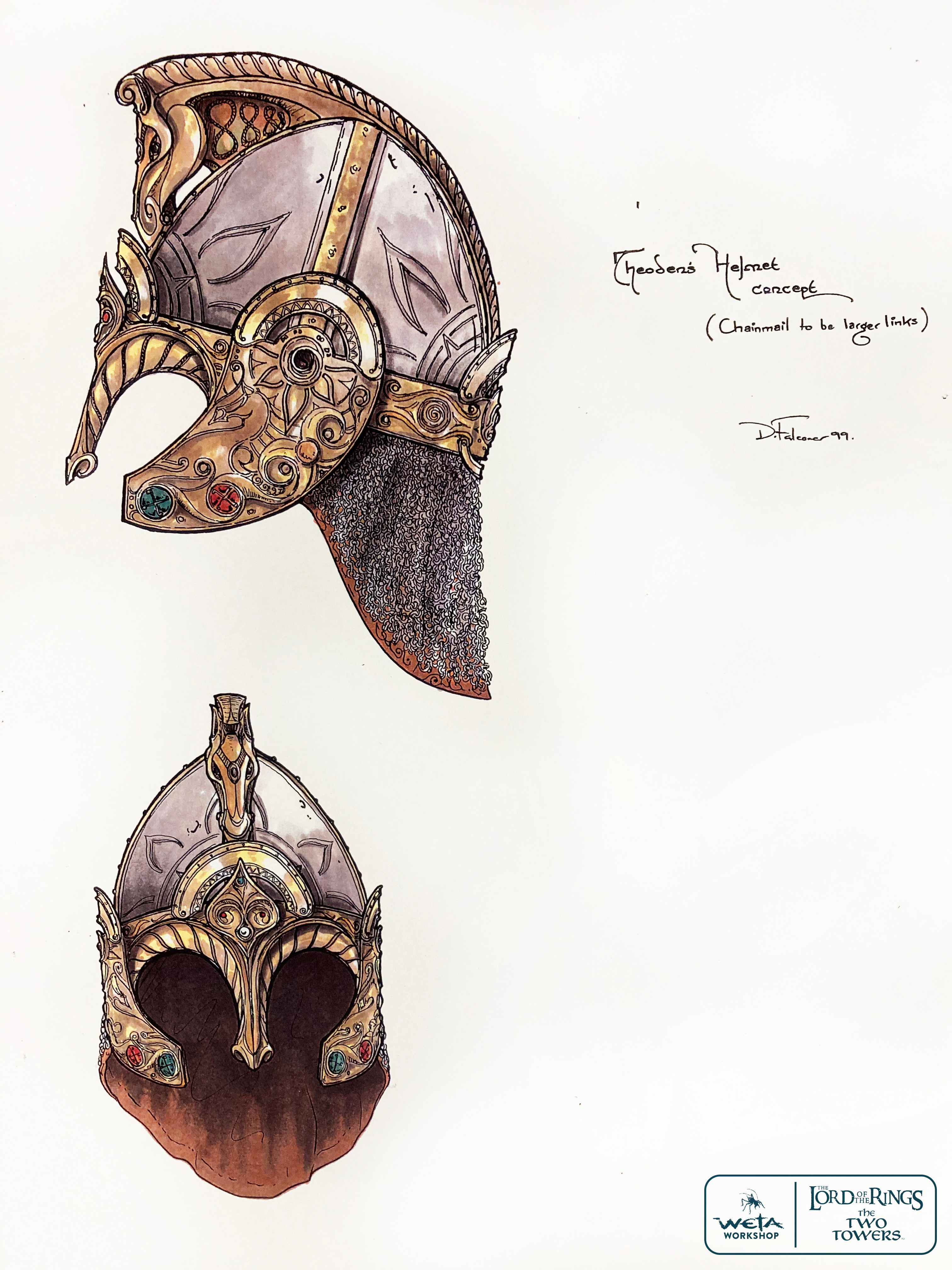 Theoden Helmet - Artist: Daniel Falconer