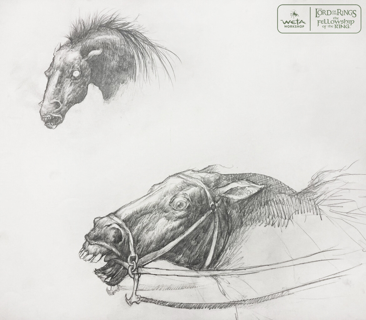 Wraith Horse - Artist Warren Mahy