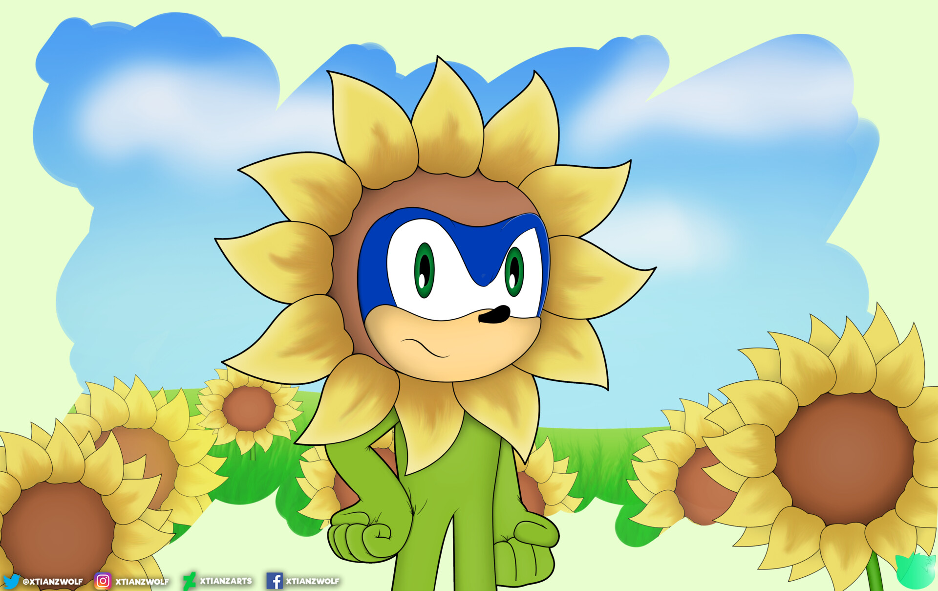 ArtStation Sunflower Sonic