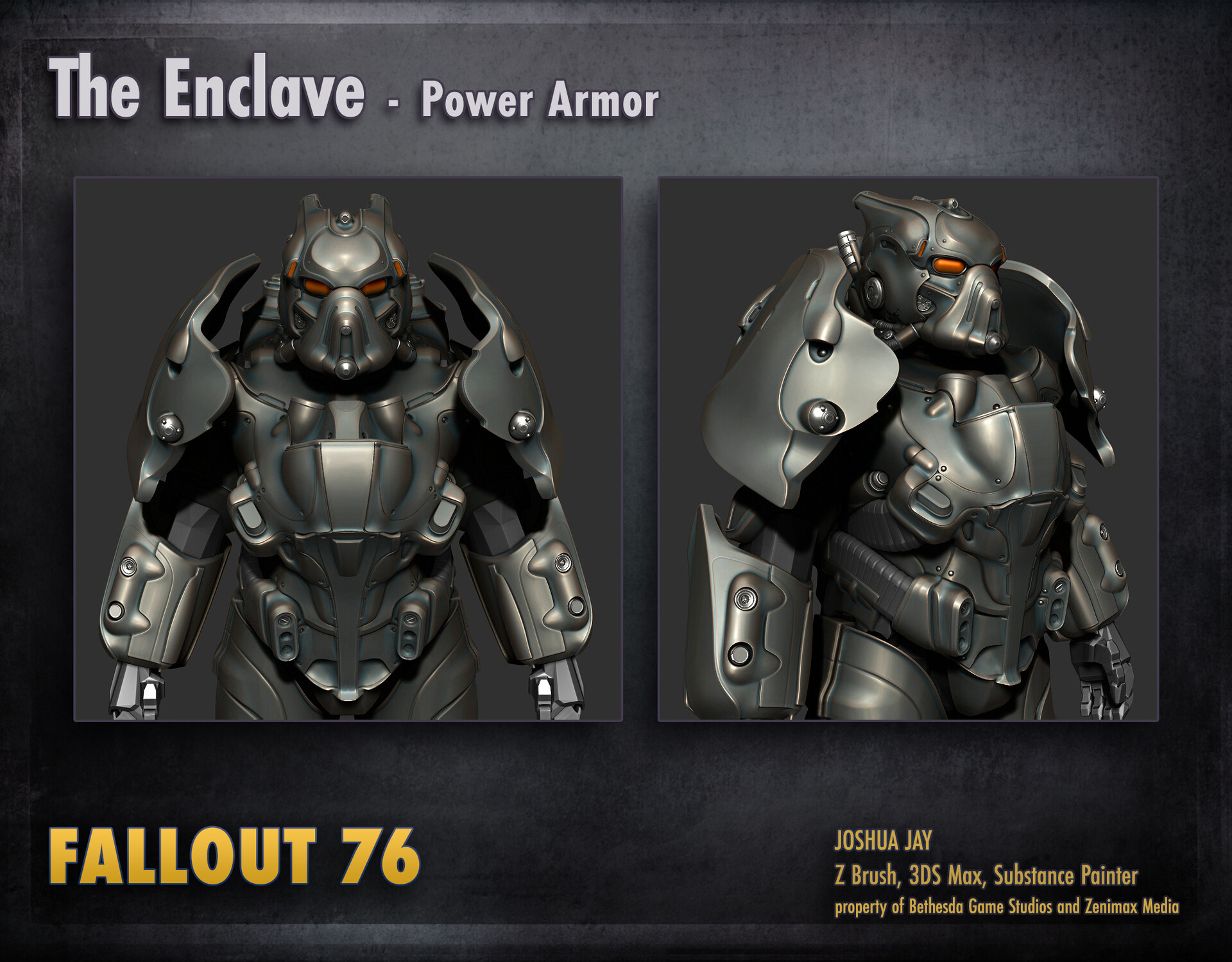 Josh jay fallout 76 enclave power armor