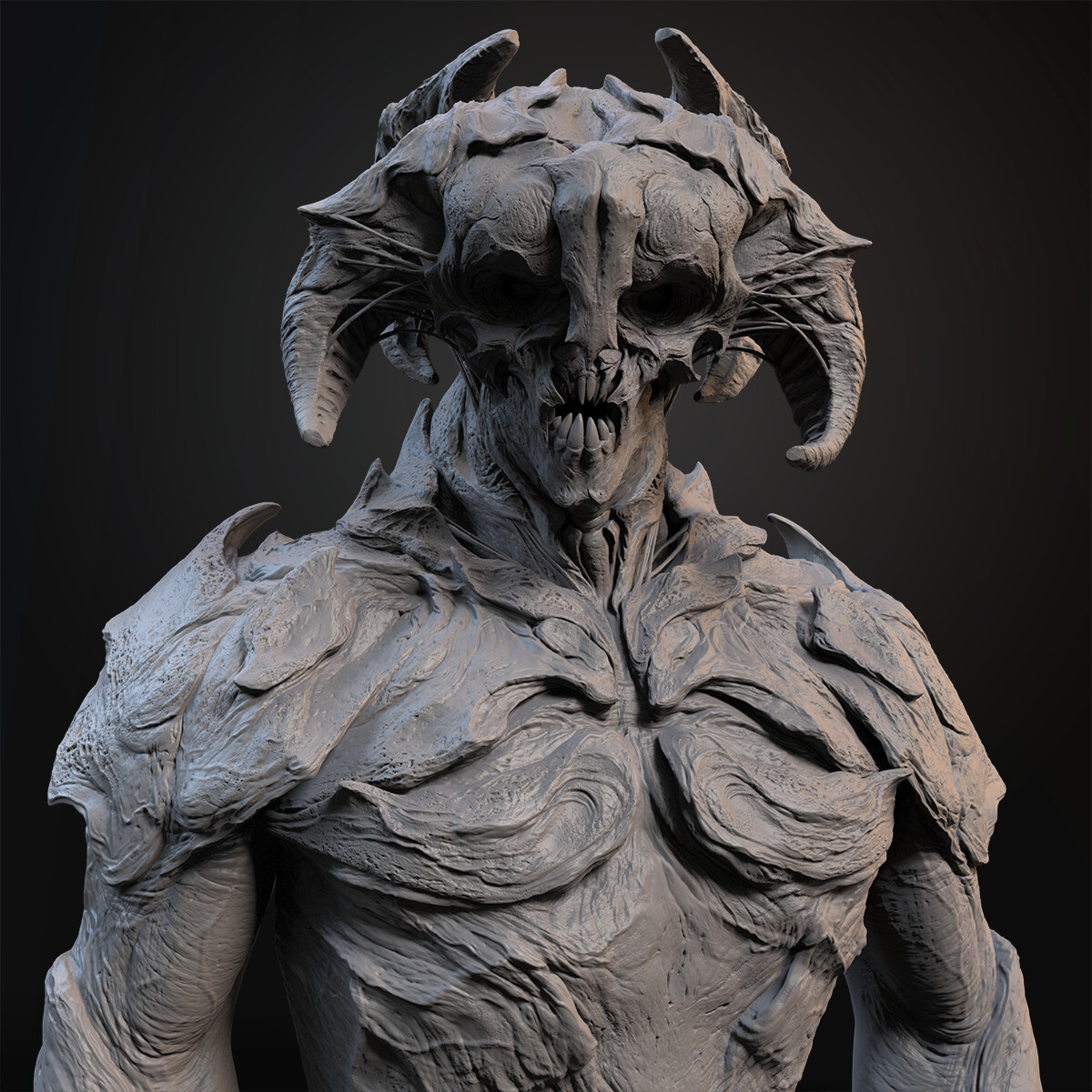 High-res sculpt in ZBrush 