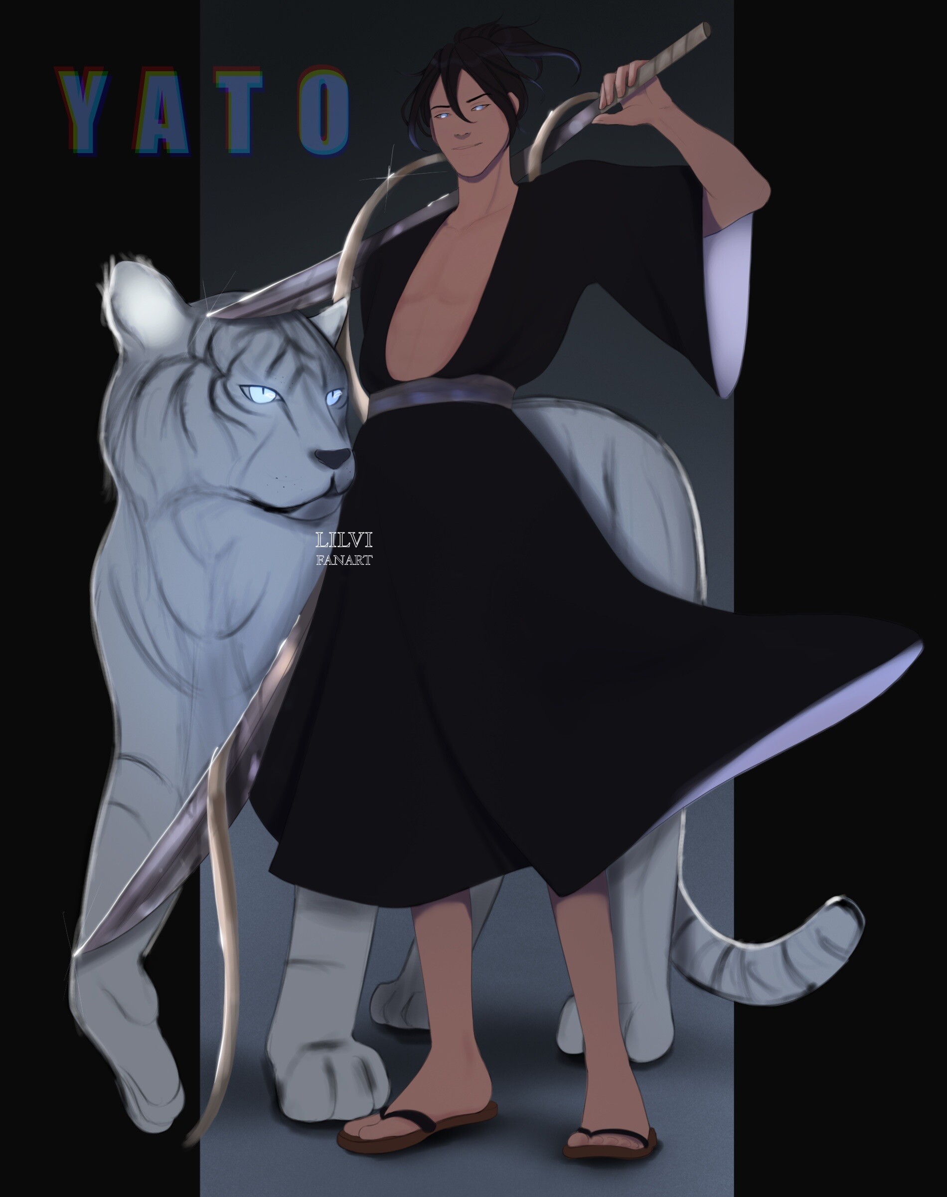 ArtStation - Yato fanart from anime “Noragami”