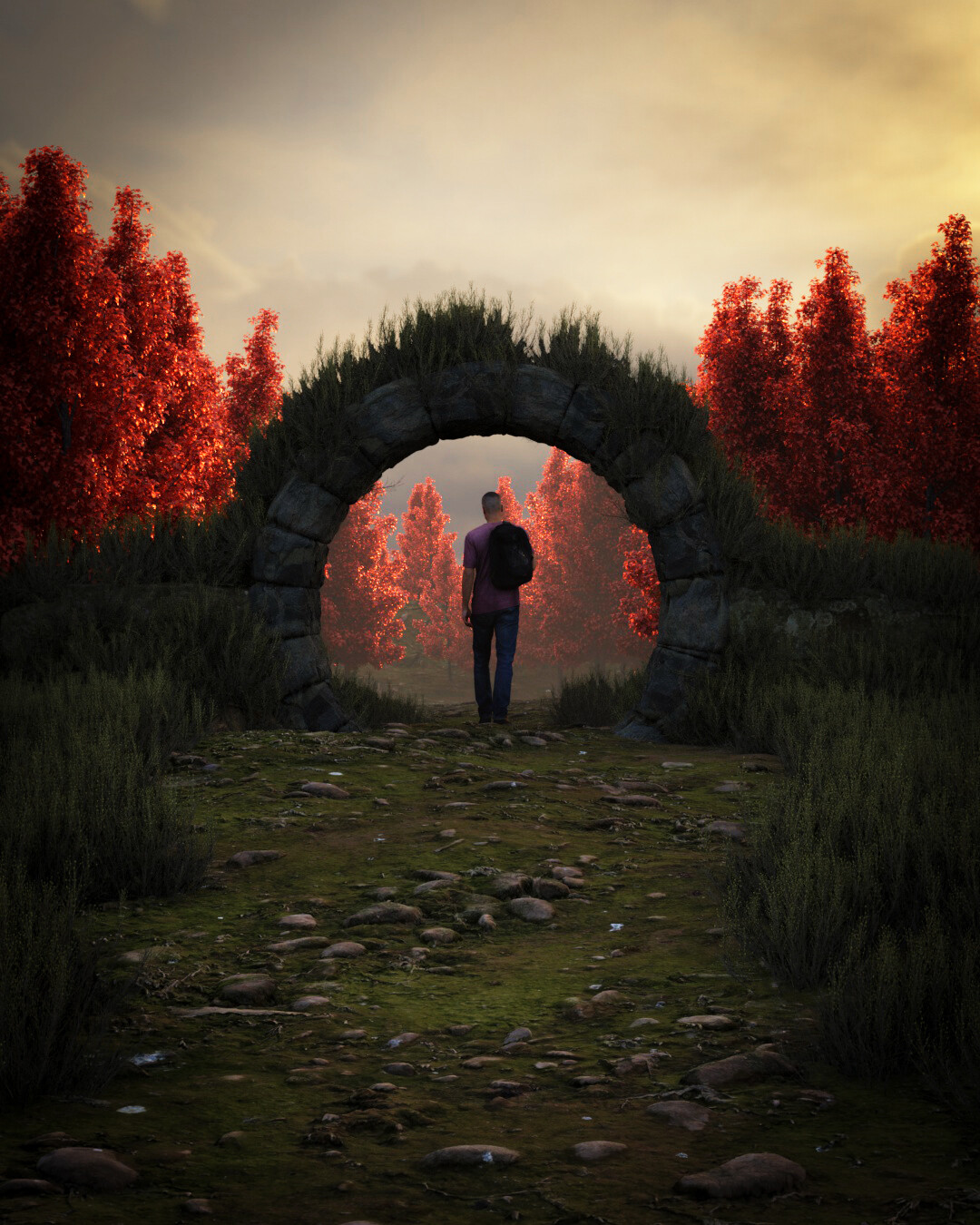 HDRI lighting from Greyscale Gorilla Skies. 