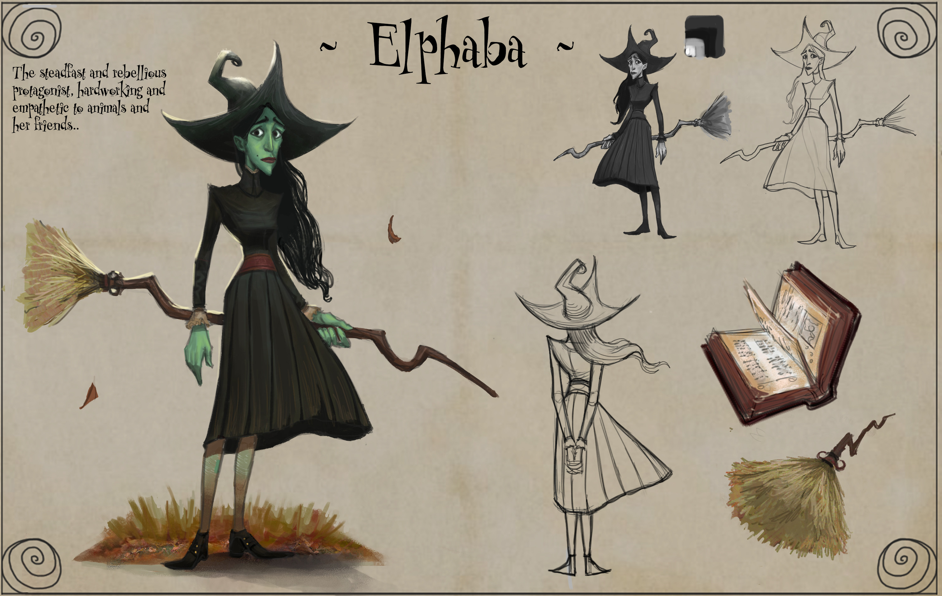 Artstation - Elphaba - [Wicked Redesigns]