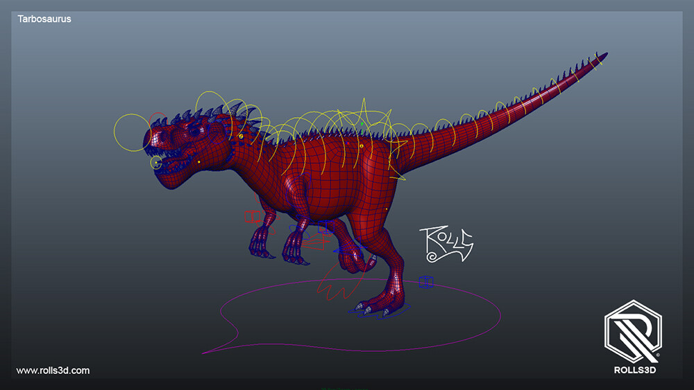 Tarbosaurus - by Rolls3D